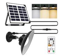 Lampe solaire avec télécommande, 3 températures de couleur, suspension solaire IP65, pour extérieur et intérieur