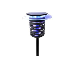 Lampe Solaire Barrage aux Insectes - - Lampe LED multicouleur étanche - Répulsif anti-moustique - Panneau solaire et batterie rechargeable - Barrage