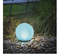 Lampe solaire boule multicolore 20cm - ESOTEC - LED RVB - Energie solaire - Détecteur de mouvement