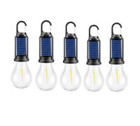 Lampe Solaire Camping Rechargeable - Lanterne Camping Solaire, 5PCS Lampe de tente imperméable à l'eau LED, Lanternes Portable pour Pêche, Randonnée (t01)