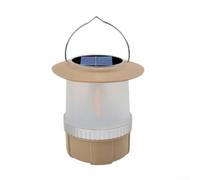 Lampe solaire de camping, éclairage LED multifonction à manivelle pour tente d'extérieur pour camping, randonnée, survie professionnelle (B)