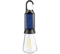 Lampe solaire de camping rechargeable à crochet - Lanterne de camping LED rechargeable par USB - Ampoule d'urgence portable étanche pour le camping, les urgences (type B, 1 pièce)