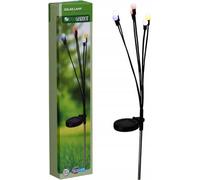 Lampe solaire de jardin avec boules LED colorées 6 points lumineux 70cm