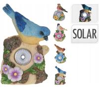 Lampe solaire de jardin décorative LED oiseau 11 cm