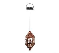 Lampe solaire de jardin en fer forgé 60 cm style baroque (A)