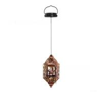 Lampe solaire de jardin en fer forgé résistant aux intempéries 60 cm