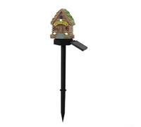 Lampe solaire de jardin en forme de champignon en résine étanche pour cour, terrasse, pelouse, allée, décoration automatique, économie d'énergie, résistante aux intempéries, décoration créative (2)