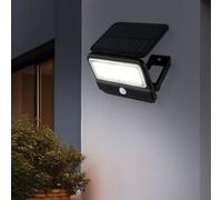 Lampe murale avec détecteur de mouvement Lampe solaire LED Lampe de porte d'entrée Lampe de façade Lampe de jardin, 1x LED 400lm blanc neutre, LxH 14,4x10,4 cm