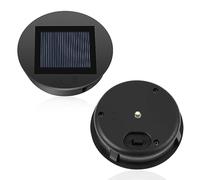 Lampe Solaire de Rechange avec Ampoule LED, Diealles Shine Lot de 2 Remplacement de Couvercles Solaires, Panneau avec Led Solaire Lanterne pour Lanterne Suspendue Extérieur Décoration de Jardin