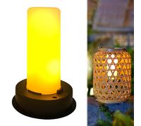 Lampe Solaire de Rechange avec Ampoule LED,Lampes Solaires de Rechange Accessoires,Panneau Solaire Lanterne Couvercle de Rechange,pour Suspendue Lanternes Solaires,Jardin Extérieur Décoration