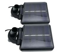 Lampe solaire de remplacement - 2 pièces 2, 5 x 3 pouces avec boîtier de batterie pour jardin