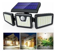 Lampe Solaire de Sécurité - ZVD - Spot Mural Extérieur - Détecteur de Mouvement - 100 LED - IP65 Étanche