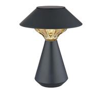 Lampe De Table Solaire Globo Anthracite Extérieure LED Batterie IP44, 23 Cm