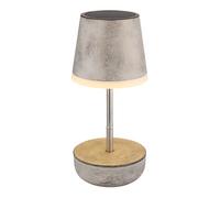 Lampe solaire de table lampe extérieure sable ajustable LED lampe de jardin lampe de balcon, acier inoxydable, LED 3000K blanc chaud, H 25 cm