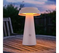 Lampe Solaire de Table Variateur Tactile Luminaires Jardin Rose LED H 23 CM