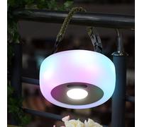 Lampe solaire décoration de jardin lumière extérieure RGB LED à couleur changeante bande lampe décorative USB H 25 cm