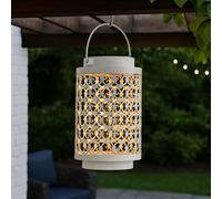 Lanterne Solaire Extérieure Lampe de Jardin Oriental Blanc LED Terrassenleuchte