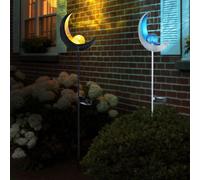 Design LED lumière solaire éclairage extérieur décoration prise lampe design lune