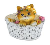 Lampe solaire décorative, éclairage LED pour jardin, multicolore, finition mate, H 15,3 cm