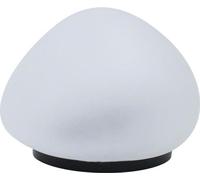Lampe solaire décorative galet - LUMISKY - SOLENZARA - Ø16 cm - LED blanc
