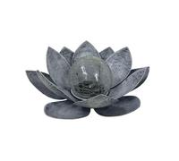 Lampe Solaire décorative - Lanterne métallique et en Verre de 22 cm, Design élégant, illumine avec Une lumière Chaude pour embellir Les espaces extérieurs