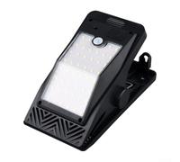 Lampe solaire d'extérieur avec détecteur de mouvement, étanche IP65 LED blanche, lampe de camping pour jardin, clôture, patio, parasol