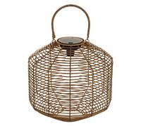 Atmosphera Lampe solaire en rotin H30 cm Naturel G