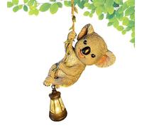 Lampe solaire d'extérieur - Lanterne décorative étanche en forme d'animal mignon sur les vignes pour un éclairage de jardin à énergie solaire charmant | Design durable résistant aux intempéries qui se