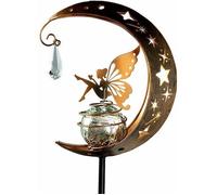 Lampe solaire d'extérieur - Moon Fairy - Design féerique - Éclairage automatique - Étanche IP64 - 84 cm