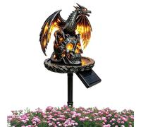 Lampe Solaire Dragon Lampe Piquet Halloween Dragon Étanche