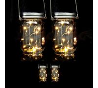 Lampe solaire éclairage décoratif extérieur lampes en verre suspendues 8 LED