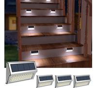 Lampe Solaire en Acier Inoxydable avec Capteur de Lumière et Marche/Arrêt Automatique Vendos85