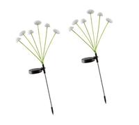 Lampe solaire en forme de champignon en acier ABS résistant aux intempéries pour patio
