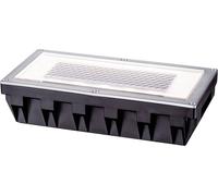 Paulmann 93775 Special Encastré kit solaire sol Box, IP67, LED 1x0,6W, 200x100mm, clair, Acier/Polycarb.