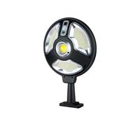 Avizar Lampe Solaire Extérieur 70W Pivotante 360° avec Réflecteurs Noir