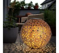 Lampe Solaire Extérieur Ampoule à Enficher Jardin Boule Pointe Fleurs Table D