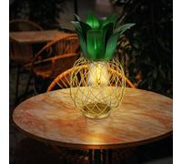 Lampe Solaire Extérieur Décoration de Jardin Ananas Multicolore Vert Étanche LED