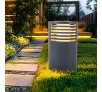 Lampe Solaire Lampadaire LED Luminaires de Jardin Terrasse Décorative H 35 CM
