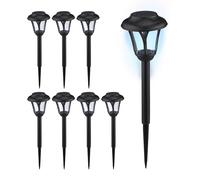 Relaxdays Lampe solaire pour extérieur en set
