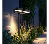 Lampe Solaire Extérieur Spots à Encastrer Jardin Détecteur de Mouvement Epi Accu