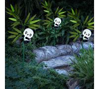 Lampe Solaire Extérieur Spots à Encastrer Jardin Panda Pointe Animal Figure LED