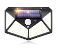 Lampe solaire extérieure IOTSES 100LED 2200mAh 3 modes avec capteur de mouvement 270º des quatre côtés Projecteur étanche IP65 pour jardin, garage, rue, patio, terrasse, etc. (1 unité)