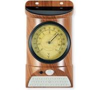 Lampe solaire FISHTEC Weather Wood Marron G
