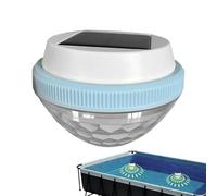Lampe solaire flottante étanche à LED RGB à changement de couleur pour piscine, idéale pour l'éclairage d'ambiance de l'eau. Améliore l'atmosphère grâce à sa fonction de recharge solaire auto
