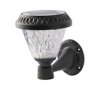 V-TAC Applique murale solaire VT-969 LED CCT 3en1 commande RF Noir IP44D 160 x 230 mm