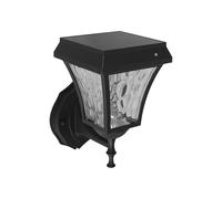 V-TAC Lampe solaire murale | IP65 Waterproof | Noir mat | 2W | 110 Lumens | 3IN1