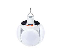 Avizar Lampe LED 3W Intérieur / Extérieur Recharge USB et Solaire Blanc