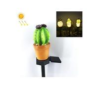 Lampe Solaire LED Ananas Jardin 13 LED Blanc Chaud Allumage Automatique