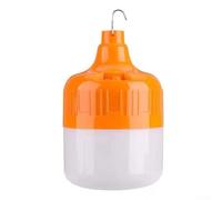 Lampe solaire LED de camping, ampoule rechargeable 1 W avec grand panneau, fonctionnement automatique jour/nuit, lanterne ABS étanche pour tente de randonnée (80 W de diamètre, 80 mm)