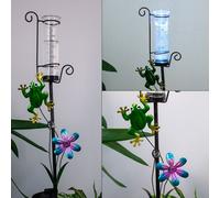 Lampe Solaire LED Décorative Mini-Vase À Enfoncer Pour Terrasse Et Parterre